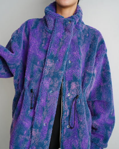 Brush Boa Jacket / BLUE -11月上旬発送-