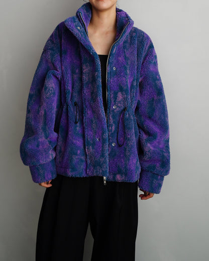 Brush Boa Jacket / BLUE -11月上旬発送-