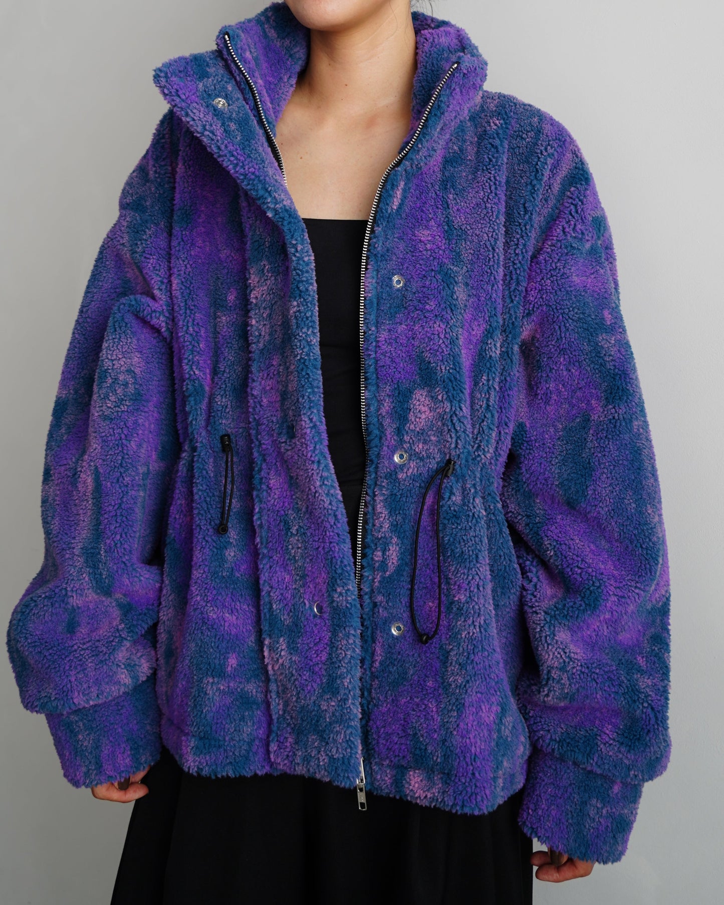 Brush Boa Jacket / BLUE -11月上旬発送-