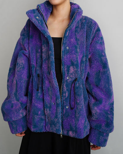 Brush Boa Jacket / BLUE -11月上旬発送-