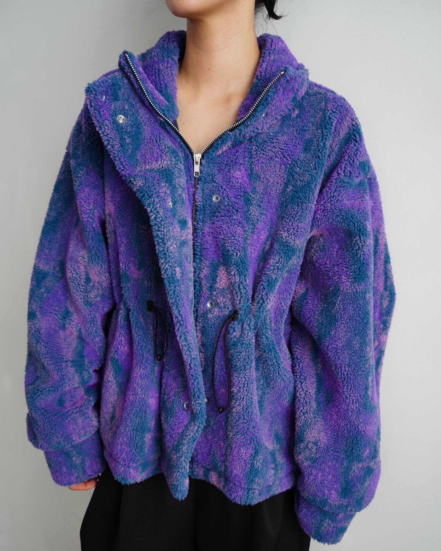 Brush Boa Jacket / BLUE -11月上旬発送-
