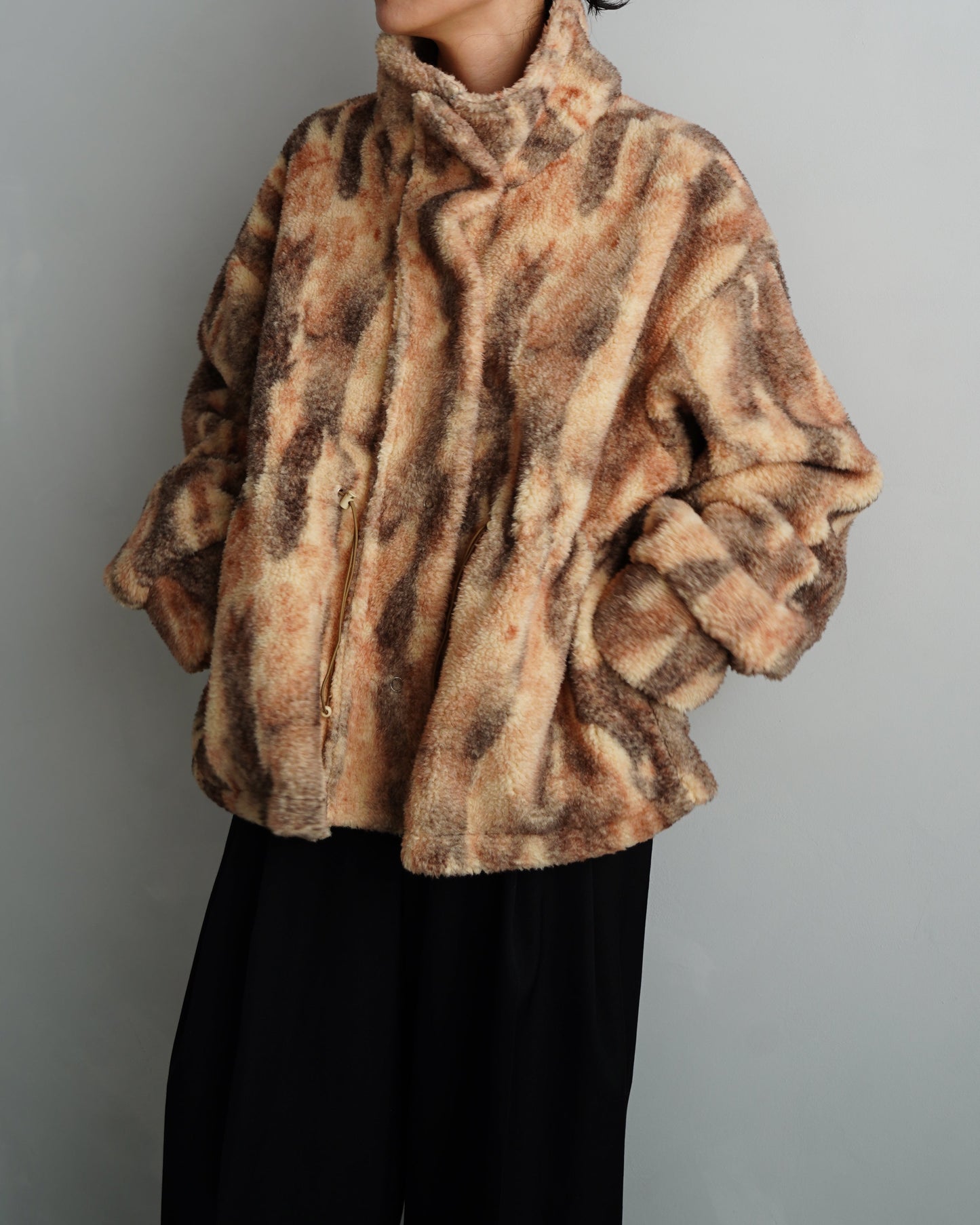 Brush Boa Jacket / BEIGE -11月上旬発送-