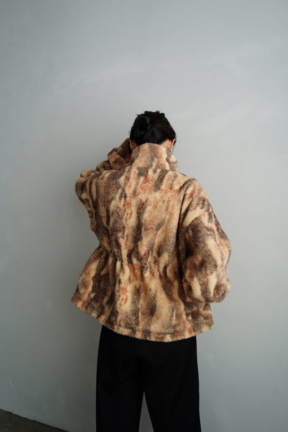 Brush Boa Jacket / BEIGE -11月上旬発送-