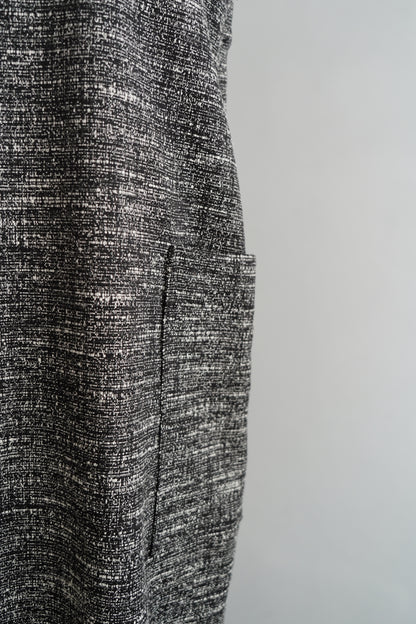 Jacquard Dress / BLACKWHITE -5月20日発送-