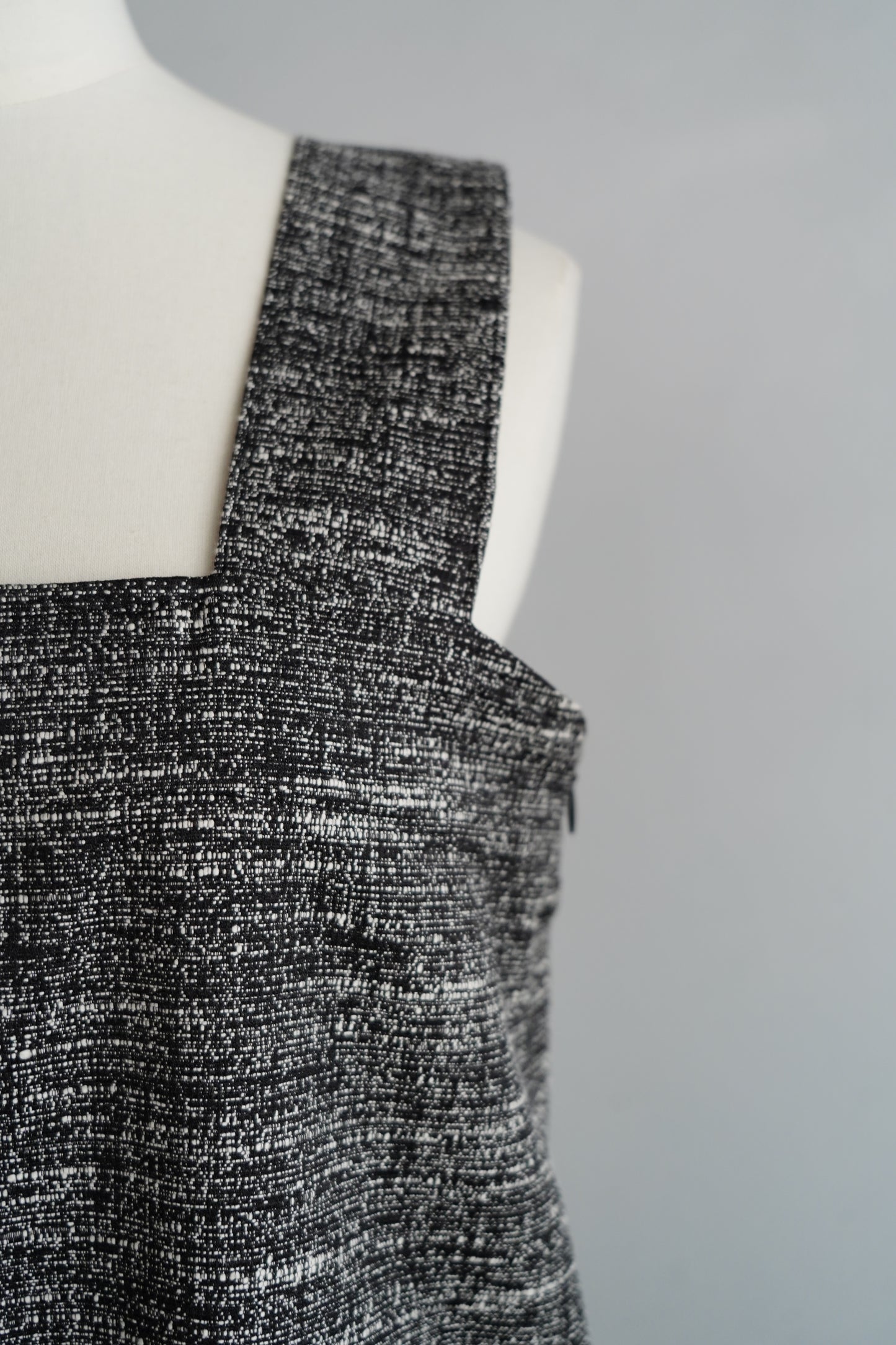 Jacquard Dress / BLACKWHITE -5月20日発送-