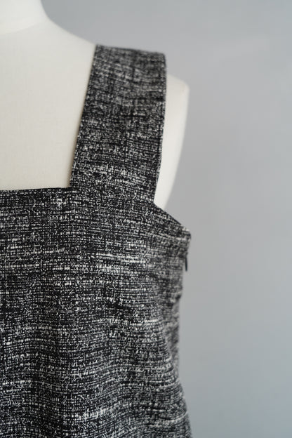 Jacquard Dress / BLACKWHITE -5月20日発送-
