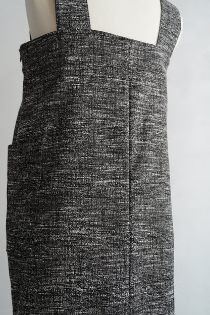 Jacquard Dress / BLACKWHITE -5月20日発送-