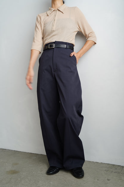 Basic Chino Pants / NAVY -9月20-25日発送-