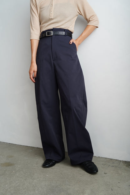 Basic Chino Pants / NAVY -9月20-25日発送-