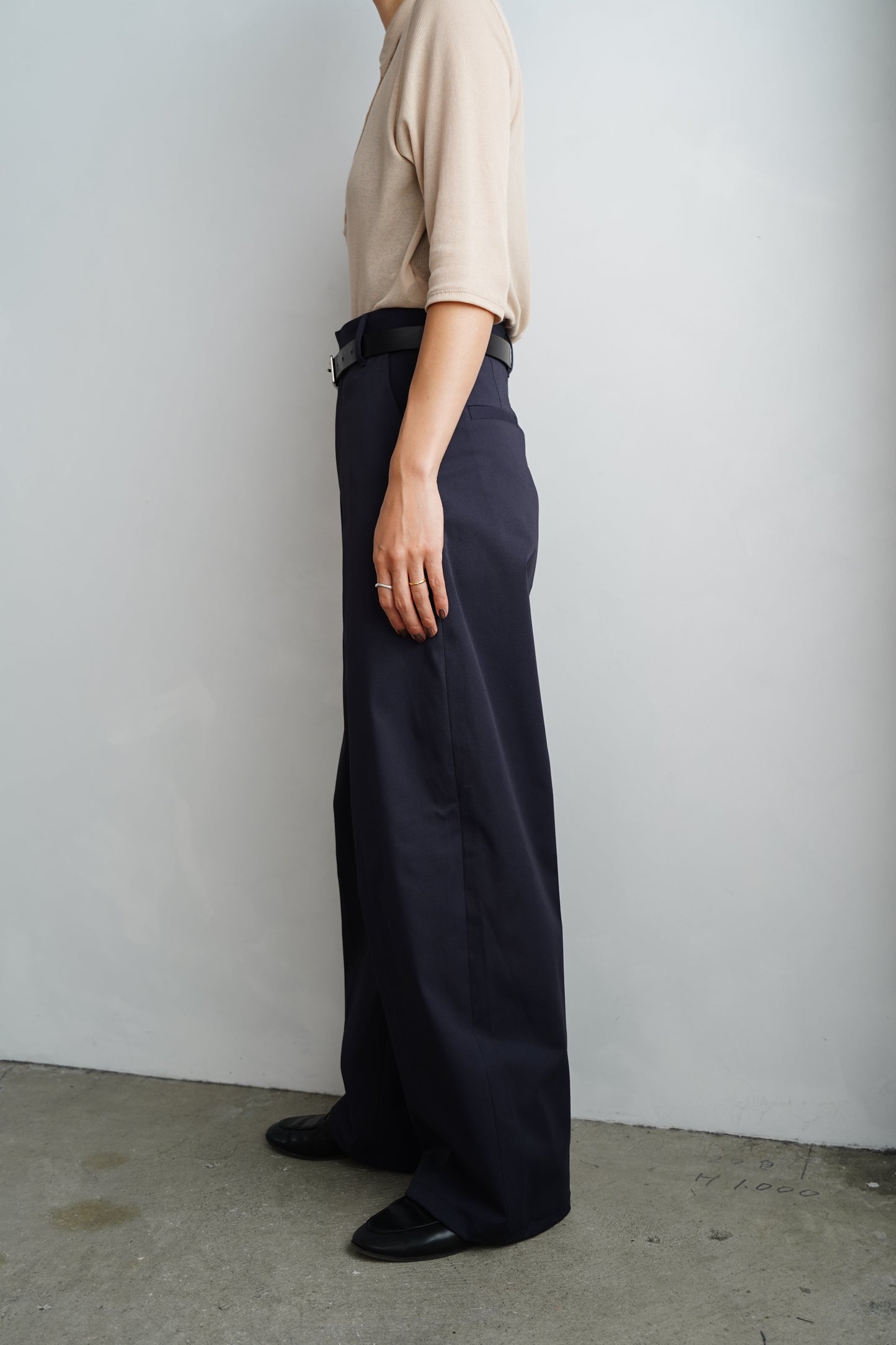 Basic Chino Pants / NAVY -9月20-25日発送-