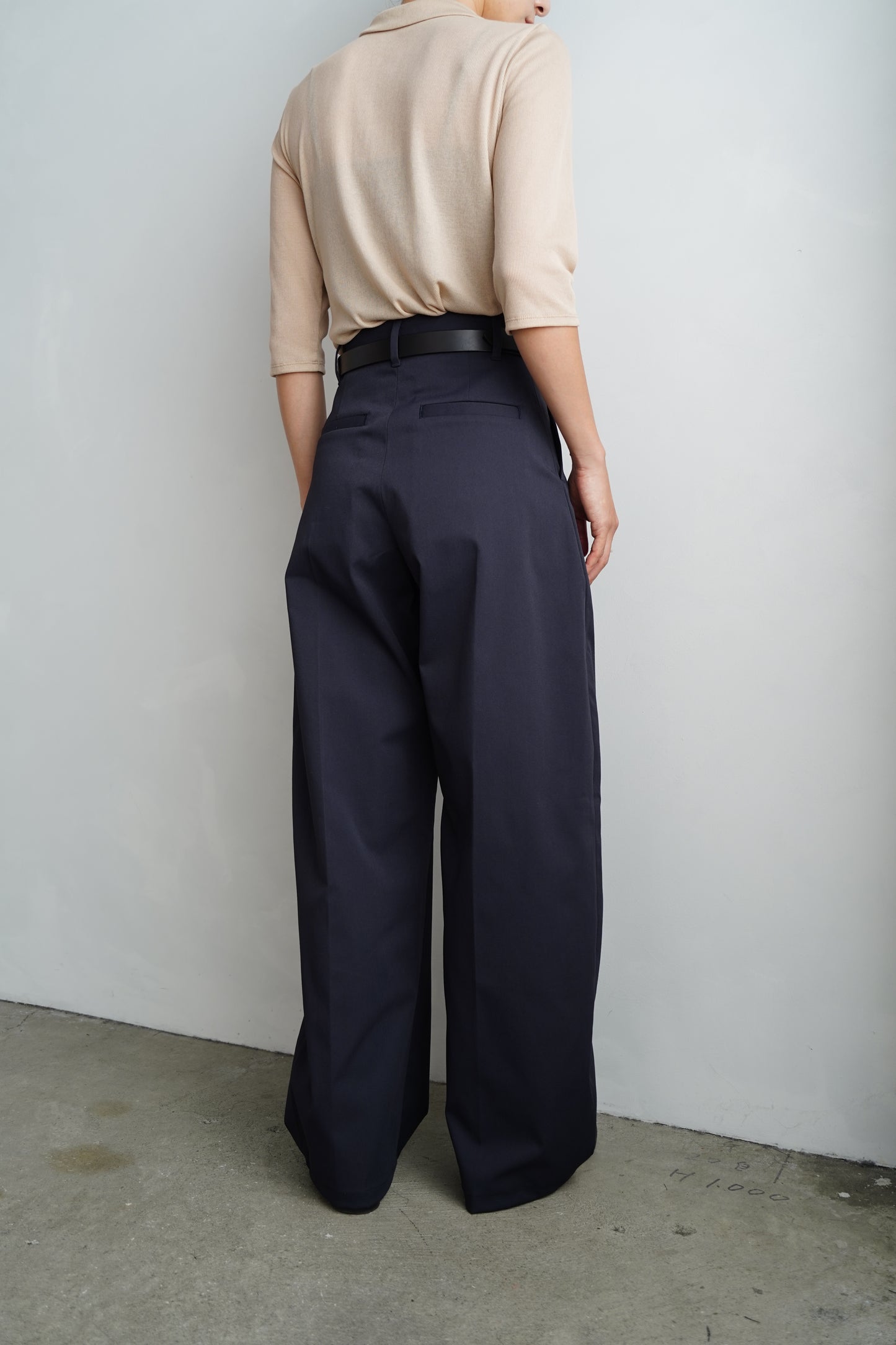 Basic Chino Pants / NAVY -9月20-25日発送-