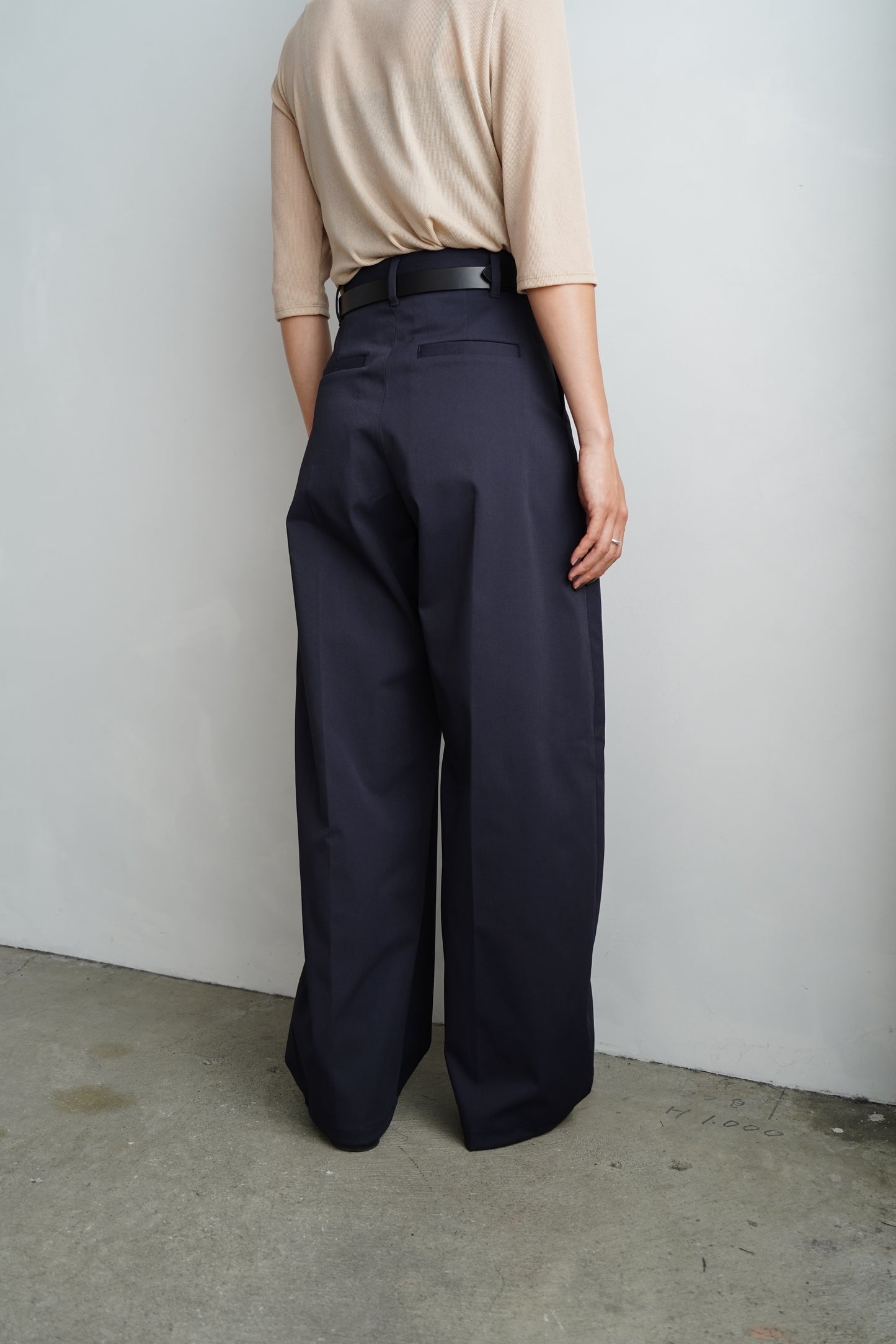 Basic Chino Pants / NAVY -9月20-25日発送-