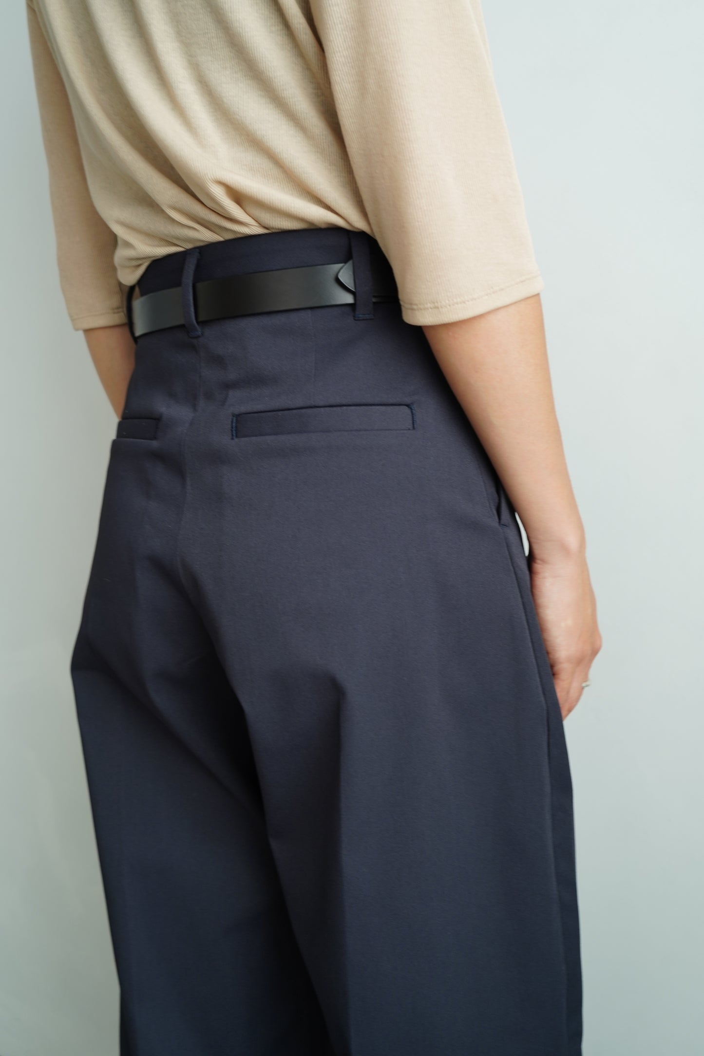 Basic Chino Pants / NAVY -9月20-25日発送-