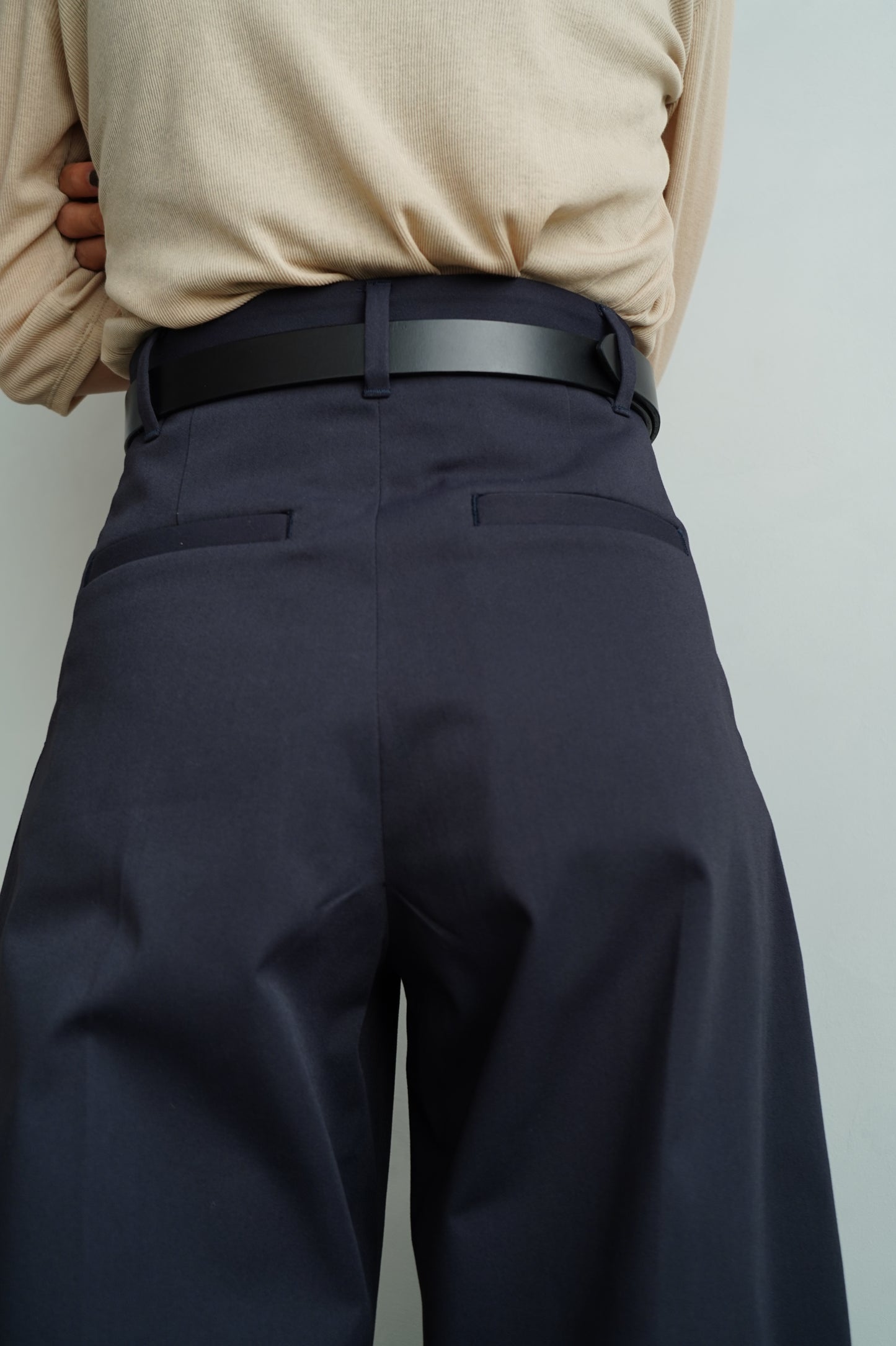Basic Chino Pants / NAVY -9月20-25日発送-