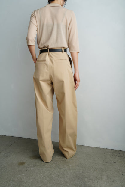 Basic Chino Pants / BEIGE -9月20-25日発送-