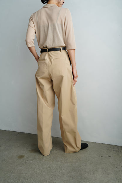 Basic Chino Pants / BEIGE -9月20-25日発送-