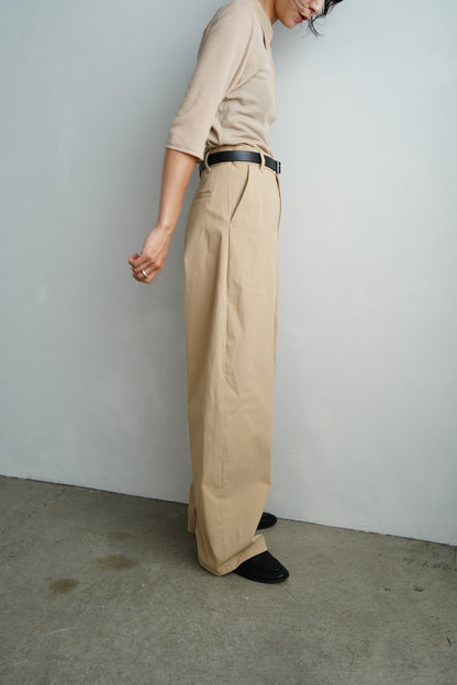 Basic Chino Pants / BEIGE -9月20-25日発送-
