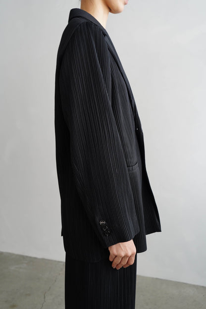 Pleats Tailored Jacket / BLACK -4月5日発送-