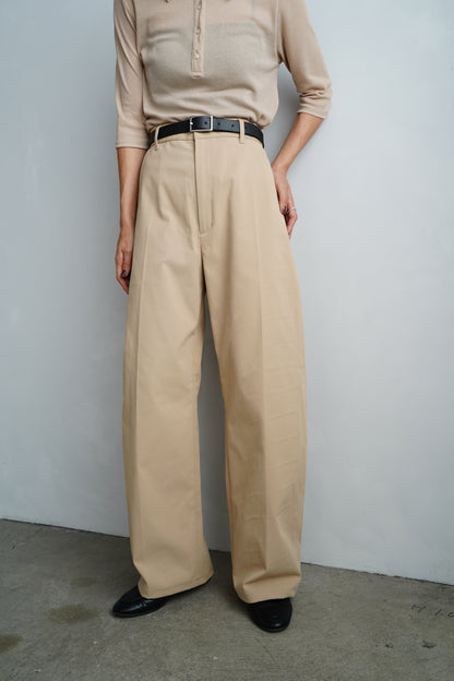 Basic Chino Pants / BEIGE -9月20-25日発送-