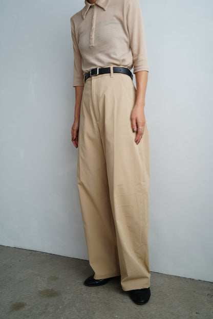 Basic Chino Pants / BEIGE -9月20-25日発送-