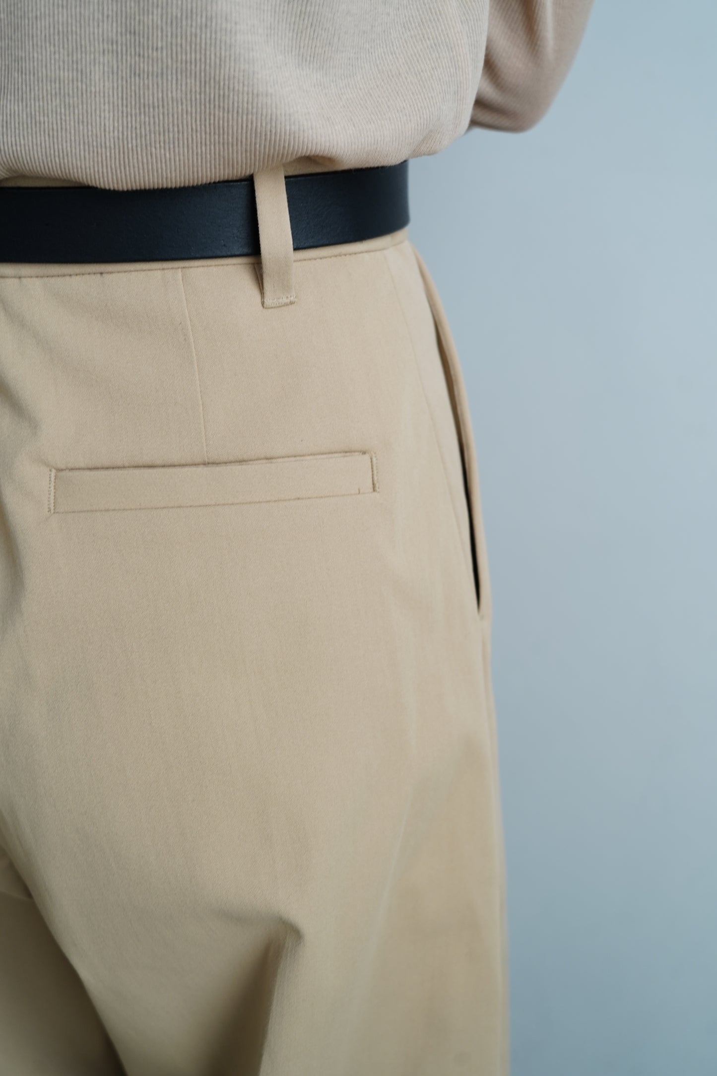 Basic Chino Pants / BEIGE -9月20-25日発送-