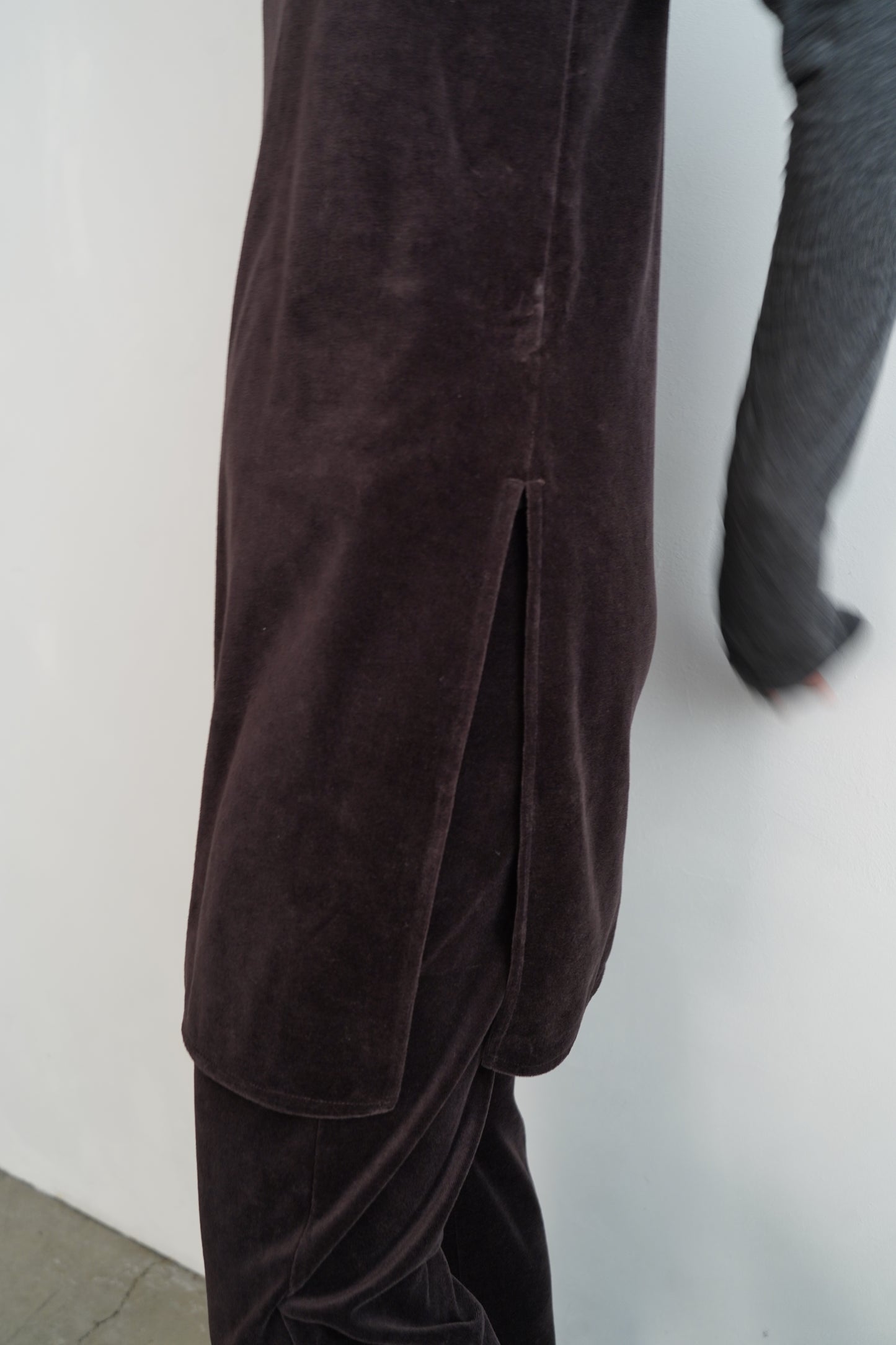 Velour Cami Pants Set / BROWN -9月30日発送-