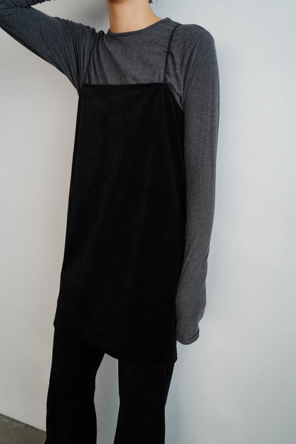 Velour Cami Pants Set / BLACK -9月30日発送-
