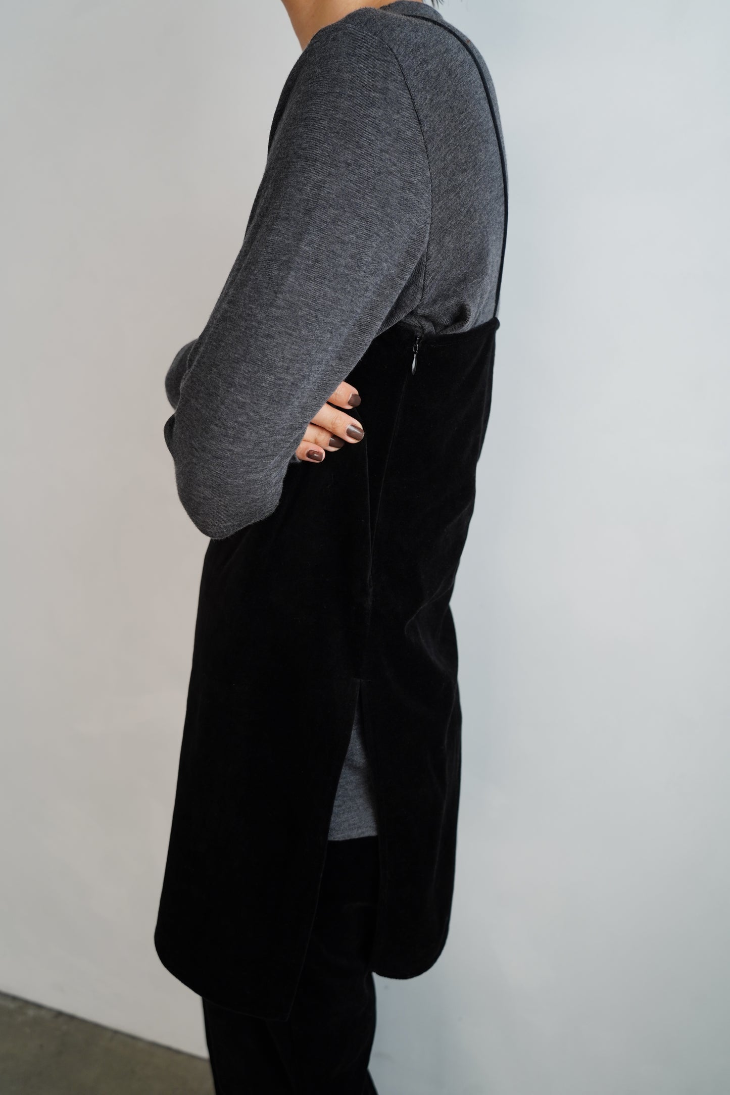 Velour Cami Pants Set / BLACK -9月30日発送-