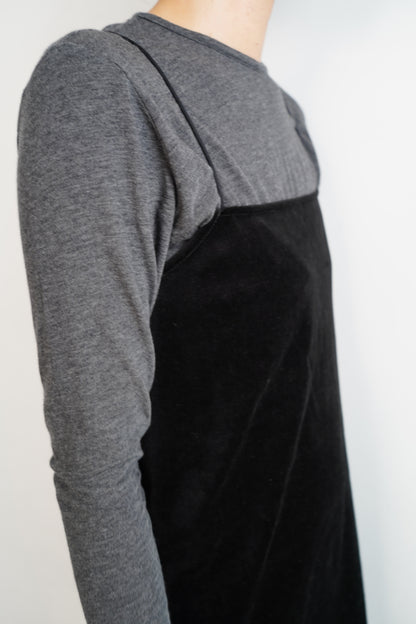 Velour Cami Pants Set / BLACK -9月30日発送-