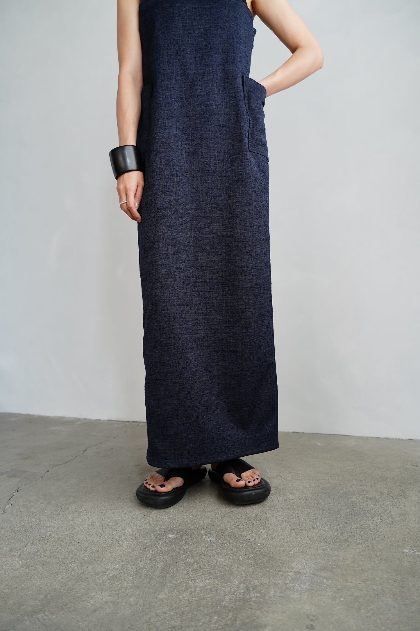 Jacquard Dress / NAVYBLACK -5月20日発送-