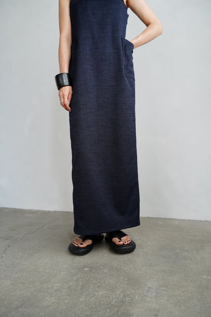 Jacquard Dress / NAVYBLACK -5月20日発送-