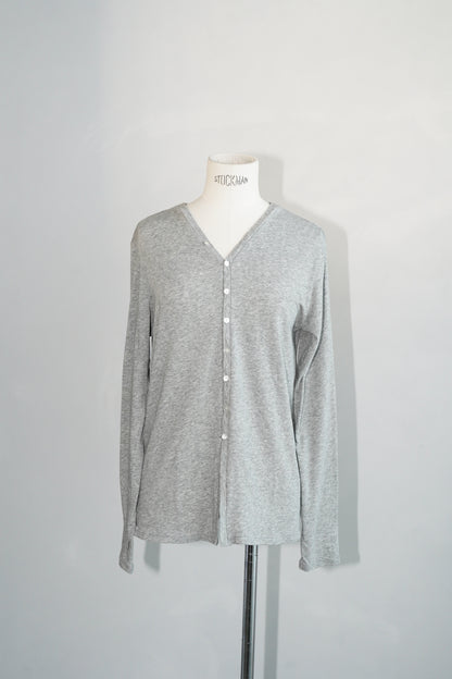 Powdery Cardigan / LIGHTGRAY-4月15日発送-