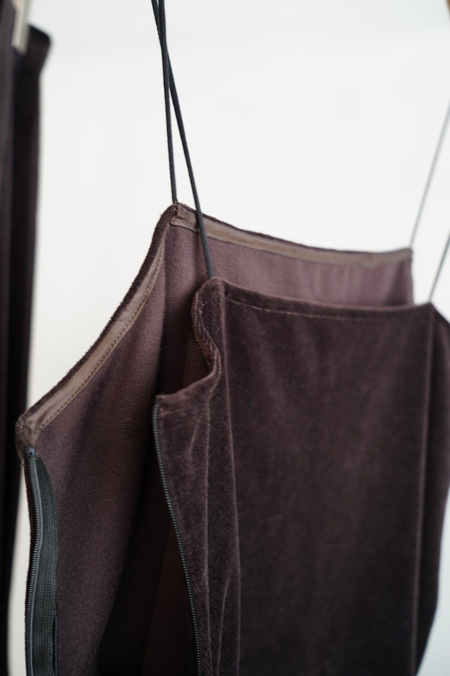 Velour Cami Pants Set / BROWN -9月30日発送-