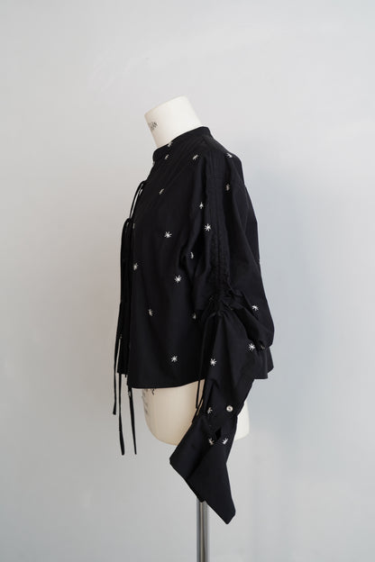 Embroidery Shirt / BLACK -9月18日発送-