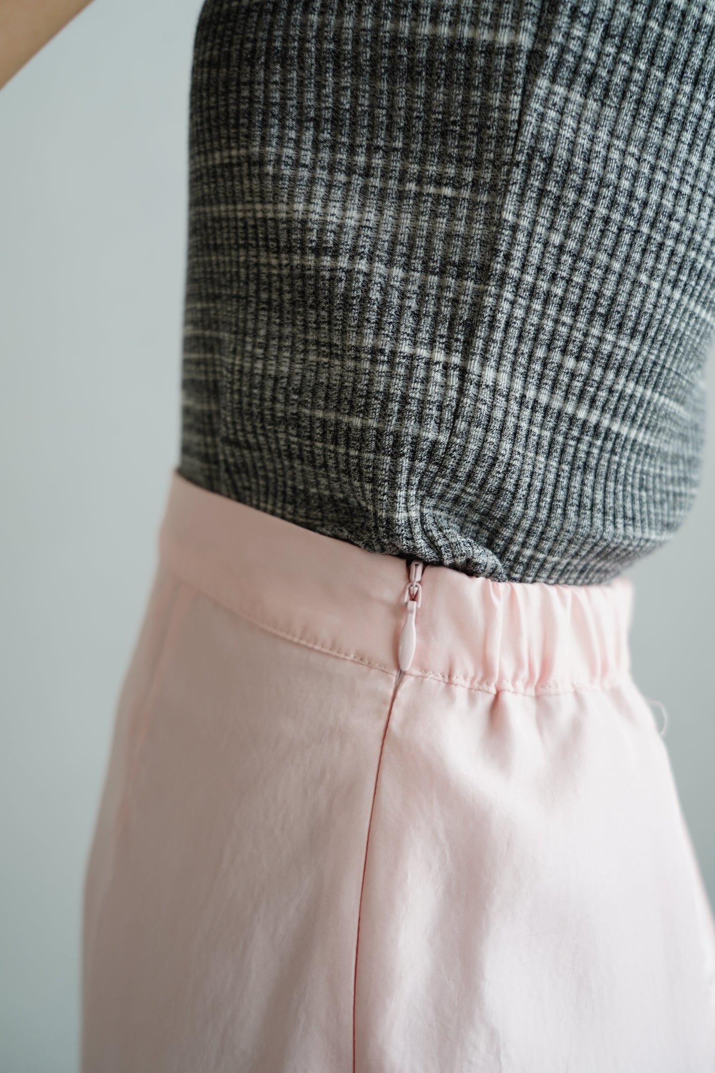 Layered Tight Skirt / PALEPINK -5日以内発送-