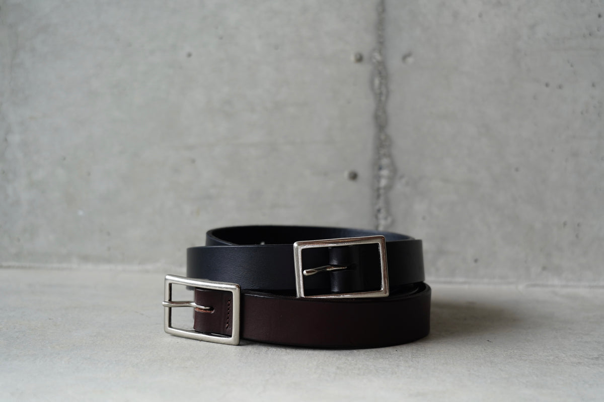 Leather Belt / BLACK -9月30日発送-