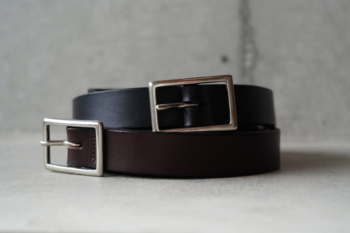 Leather Belt / BLACK -9月30日発送-