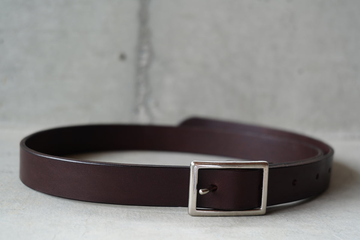 Leather Belt / BROWN -9月30日発送-