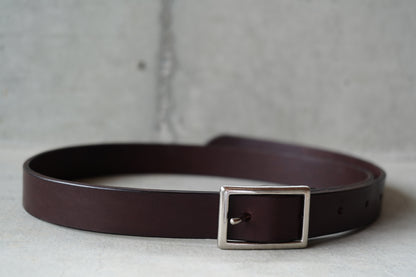 Leather Belt / BROWN -9月30日発送-