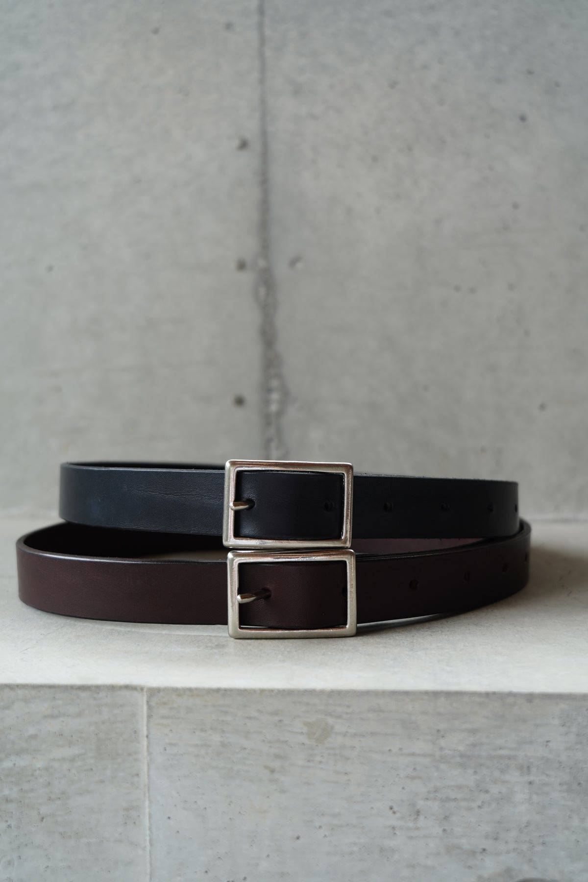 Leather Belt / BROWN -9月30日発送-