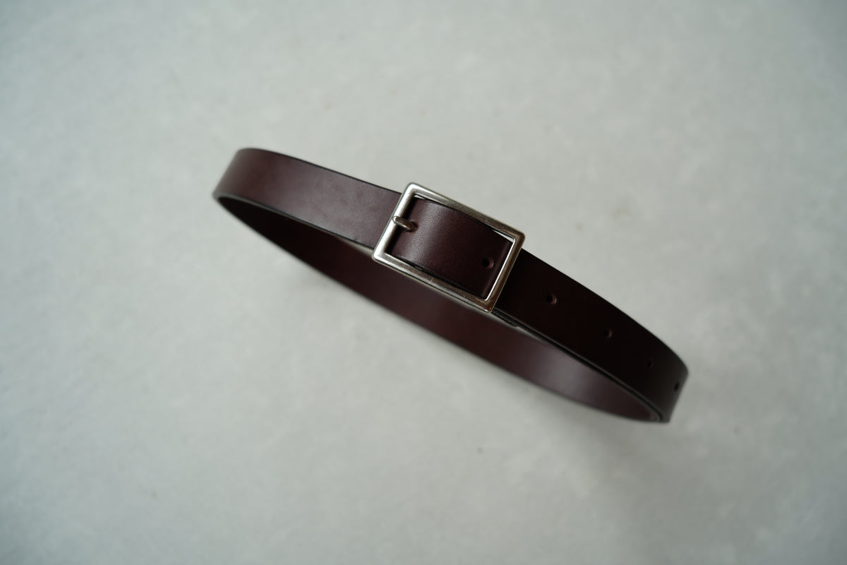 Leather Belt / BROWN -9月30日発送-