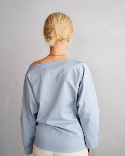 Seamed Shirt / BLUE