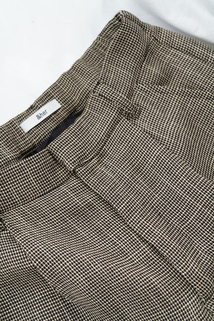 Tweedy Pants / BROWN -6月13-18日発送-