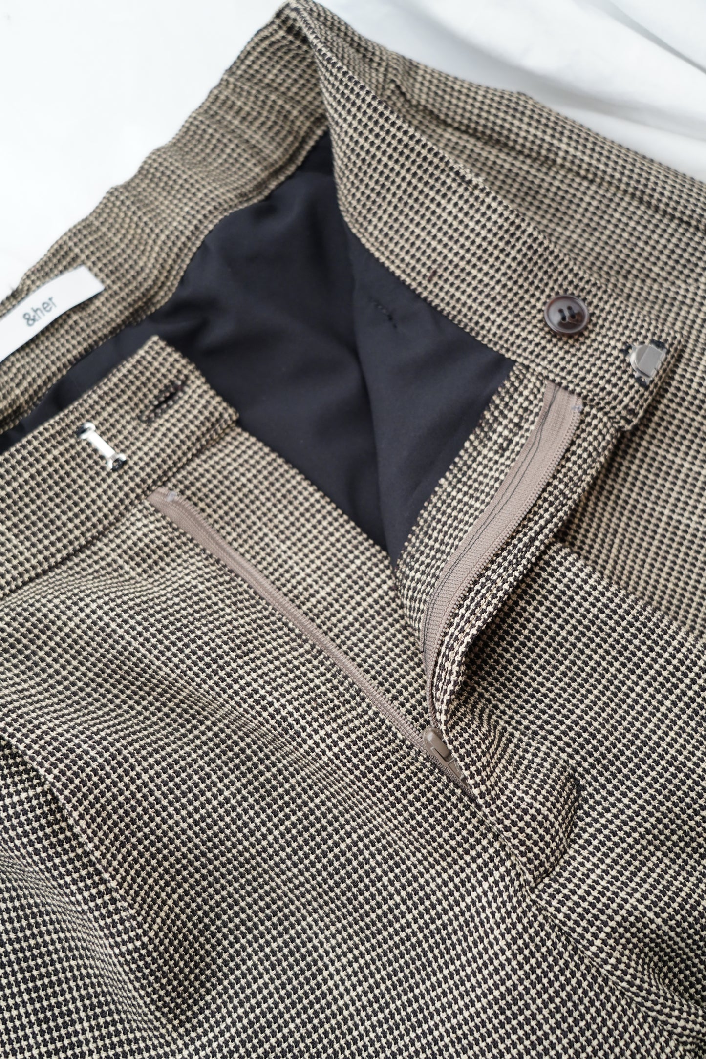 Tweedy Pants / BROWN -6月13-18日発送-