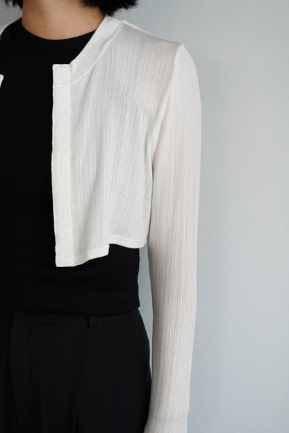 Short Cardigan / WHITE -6月25日発送-