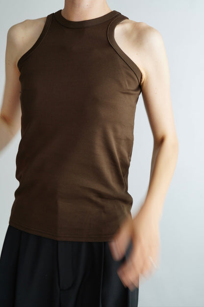 Sleek Tanktop / BROWN