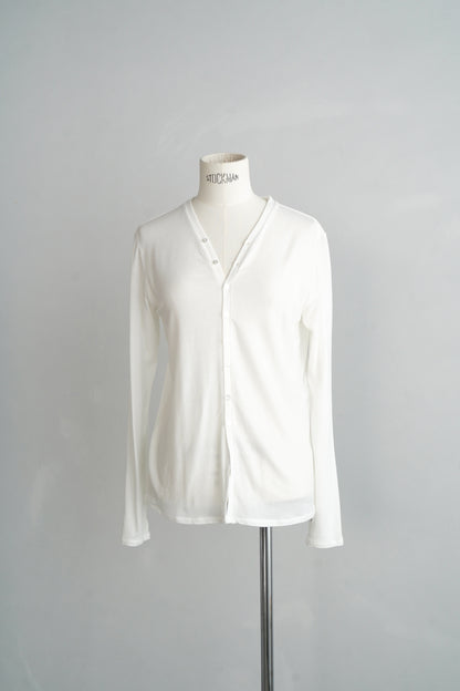 Powdery Cardigan / WHITE