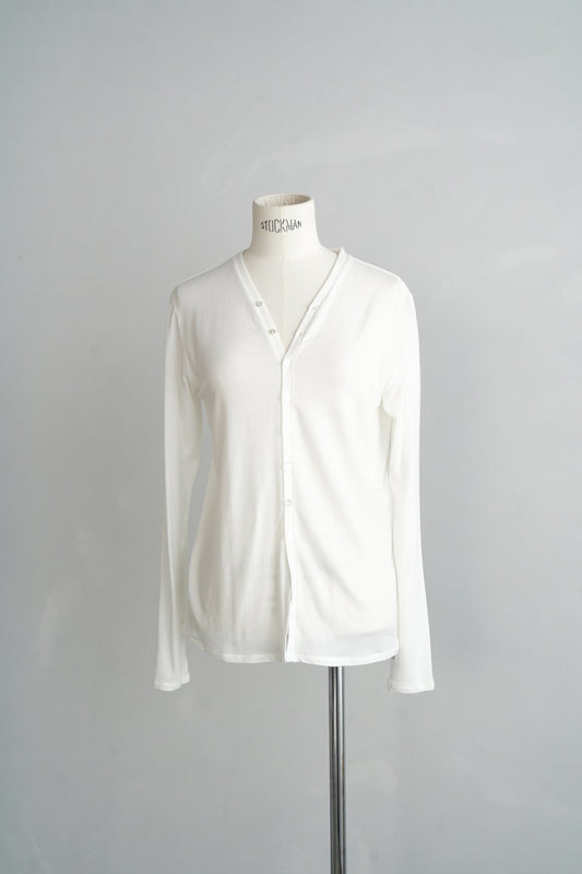 Powdery Cardigan / WHITE