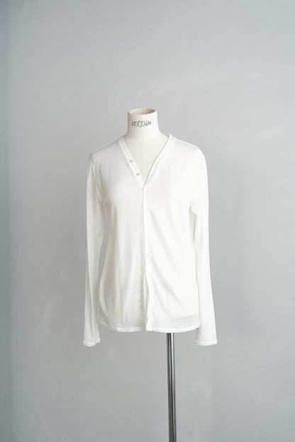 Powdery Cardigan / WHITE