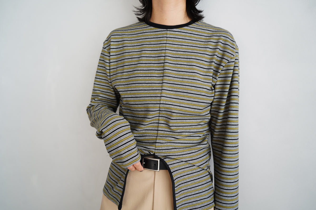 Border L/S / GREEN -11月3-6日発送-